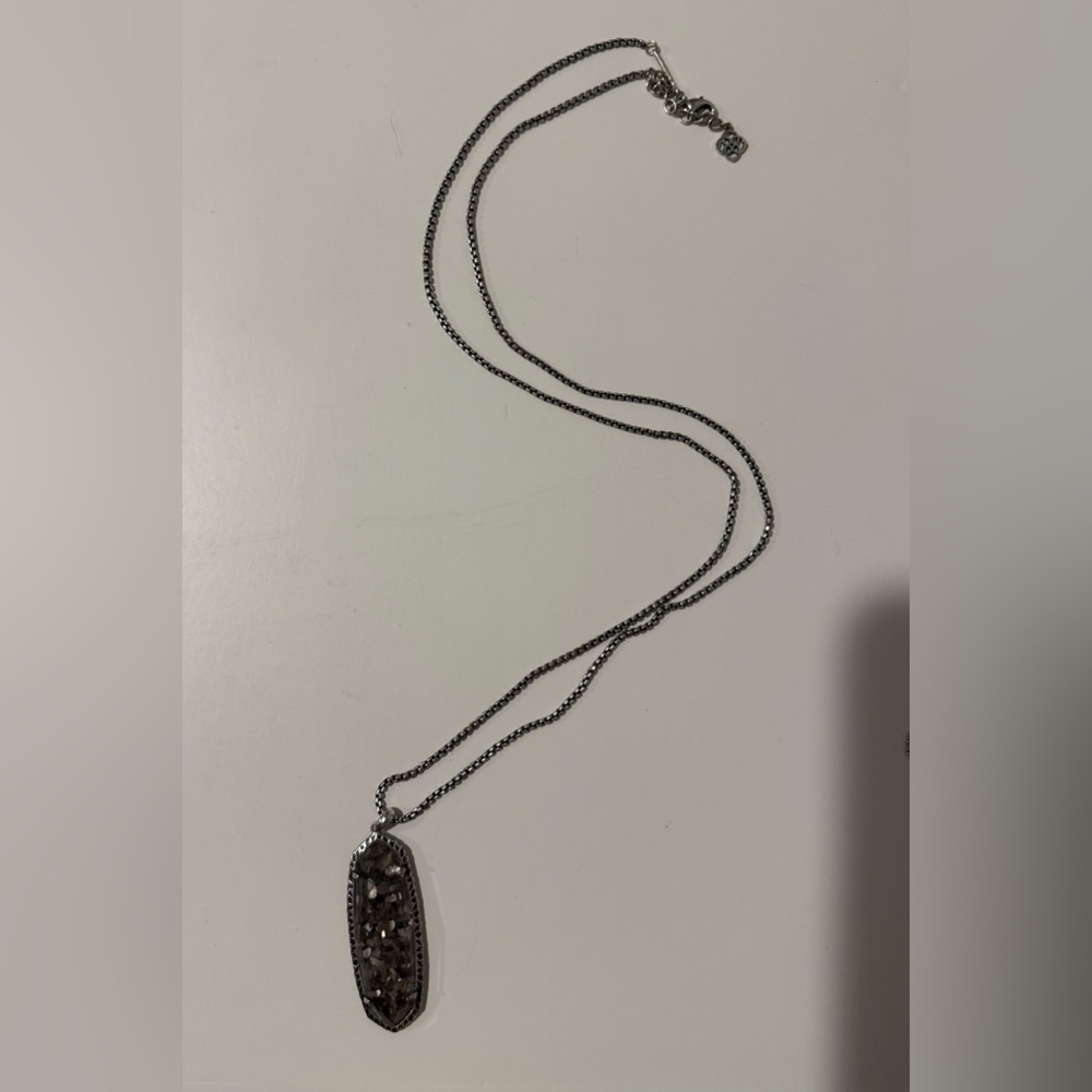 Kendra Scott Silver Pendant Necklace